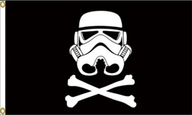 Star Wars Flag Banner Stormtrooper Galactic Empire Rebel Alliance Mandalorian Banner Flag 3x5ft Home Decor, free shipping