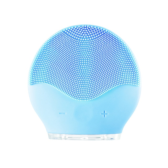 Professional Ultrasonic Vibration Electric Facial Cleansing Face Washing Brush Skin Blackhead Remover Pore Cleaner Face Massage