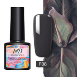 MAD DOLL 8ml 60 Colors Gel Nail Polish Pure Nail Color Nail Gel Lacquer Soak Off UV Gel Varnish Base Coat No Wipe Top Coat