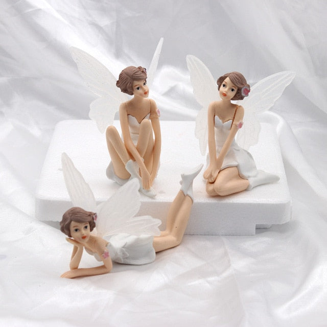 6 Pcs/set Fairy Garden Miniatures DIY Ornament Decoration for Craft Ornaments Home Decoration Cartoon Gifts Desk Car Cake Decor