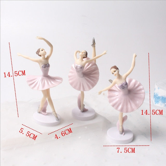 6 Pcs/set Fairy Garden Miniatures DIY Ornament Decoration for Craft Ornaments Home Decoration Cartoon Gifts Desk Car Cake Decor