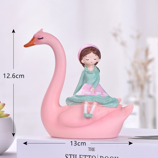 6 Pcs/set Fairy Garden Miniatures DIY Ornament Decoration for Craft Ornaments Home Decoration Cartoon Gifts Desk Car Cake Decor