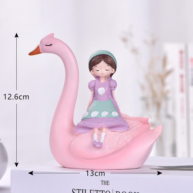 6 Pcs/set Fairy Garden Miniatures DIY Ornament Decoration for Craft Ornaments Home Decoration Cartoon Gifts Desk Car Cake Decor