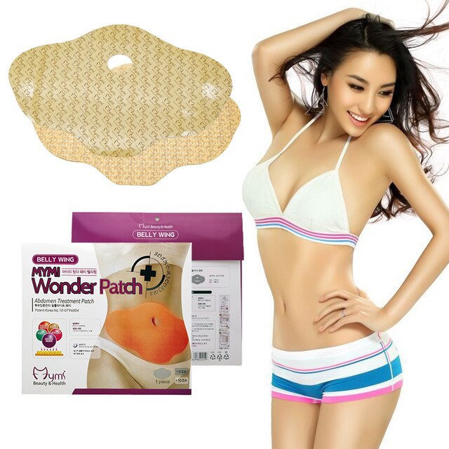 Mymi Wonder Hot 30 Days Quick Slimming Patch Belly Slim Patch Abdomen Slimming Fat Burning Navel Stick Weight Loss Slimer Tool