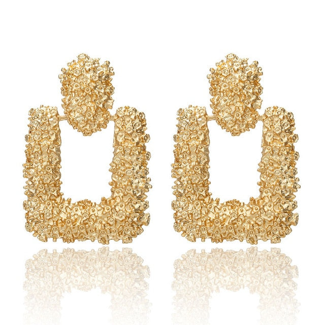 Fashion Statement Earrings 2019 Big Geometric earrings For Women Hanging Dangle Earrings Drop Earing modern Jewelry