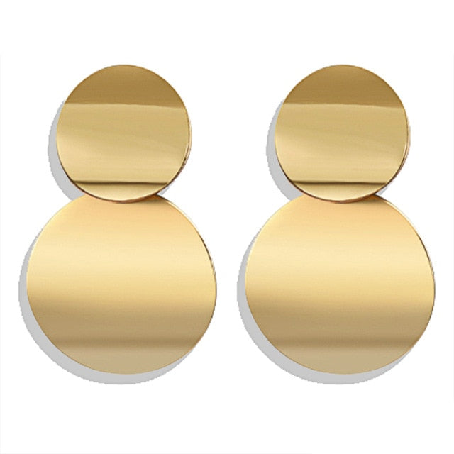 Fashion Statement Earrings 2019 Big Geometric earrings For Women Hanging Dangle Earrings Drop Earing modern Jewelry