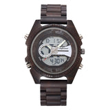 Watch Men 2019 Wood Watch Sport Quartz Mens Watches Top Brand Luxury LED Digital Clock Wooden Wristwatch Male Relogio Masculino