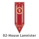 Home Decor Game of Thrones Stark Flag Wolf Dragon Families Flag Polyester Thrones Banner Flag Games Decorate Home A