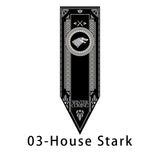 Home Decor Game of Thrones Stark Flag Wolf Dragon Families Flag Polyester Thrones Banner Flag Games Decorate Home A