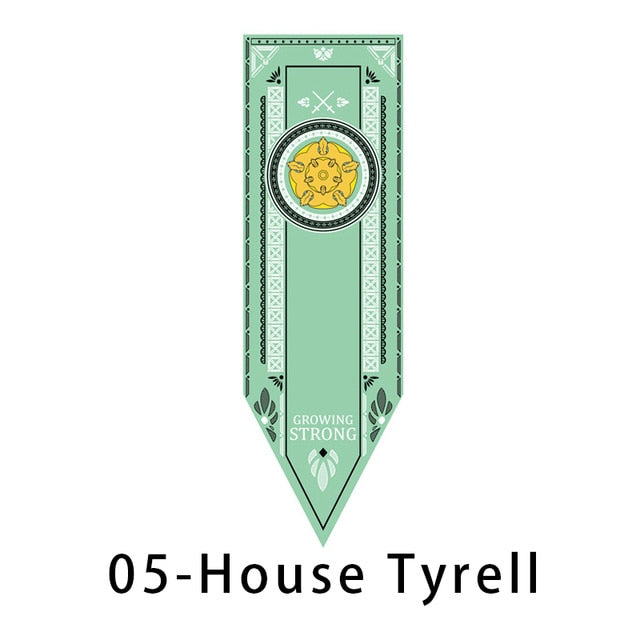 Home Decor Game of Thrones Stark Flag Wolf Dragon Families Flag Polyester Thrones Banner Flag Games Decorate Home A