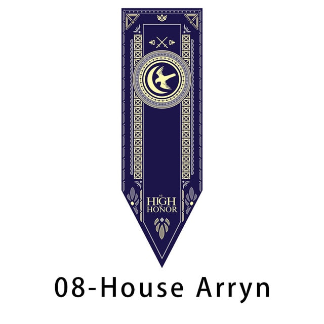 Home Decor Game of Thrones Stark Flag Wolf Dragon Families Flag Polyester Thrones Banner Flag Games Decorate Home A