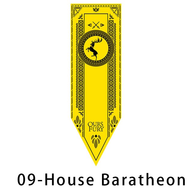 Home Decor Game of Thrones Stark Flag Wolf Dragon Families Flag Polyester Thrones Banner Flag Games Decorate Home A