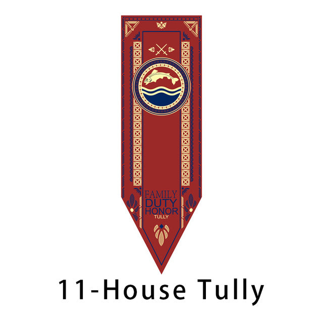 Home Decor Game of Thrones Stark Flag Wolf Dragon Families Flag Polyester Thrones Banner Flag Games Decorate Home A