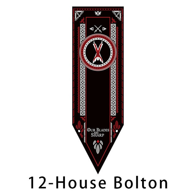 Home Decor Game of Thrones Stark Flag Wolf Dragon Families Flag Polyester Thrones Banner Flag Games Decorate Home A